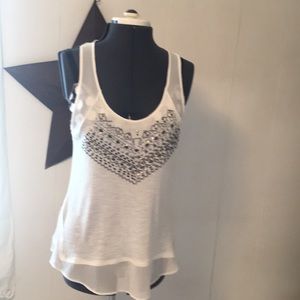 💐Vanity embellished Tank top💐